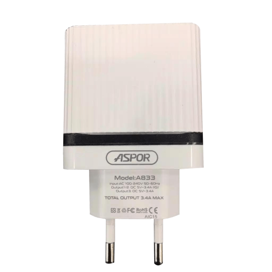 Aspor A833 Home Charger With Micro Cable