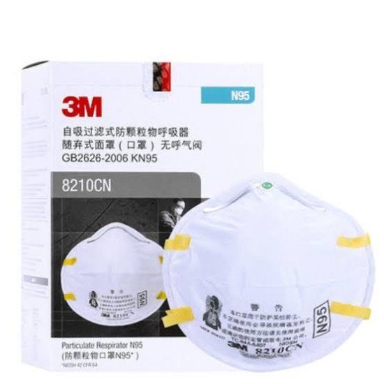 3M 8210 N95 Respirator Face Mask