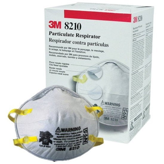 3M 8210 N95 Mask NIOSH Approved