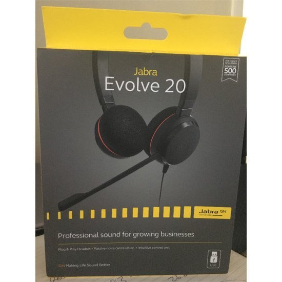 Jabra Evolve 20 MS DUO Headphone