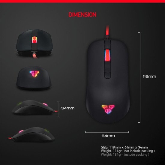 Fantech G10 Rhasta USB Gaming Mouse