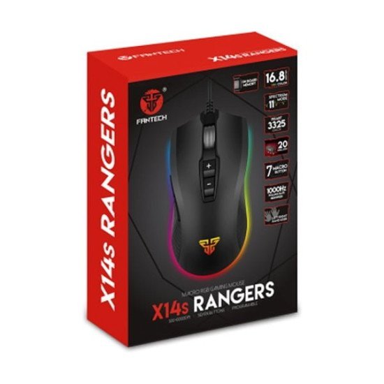 FANTECH X14 Ranger Macro RGB Gaming Mouse