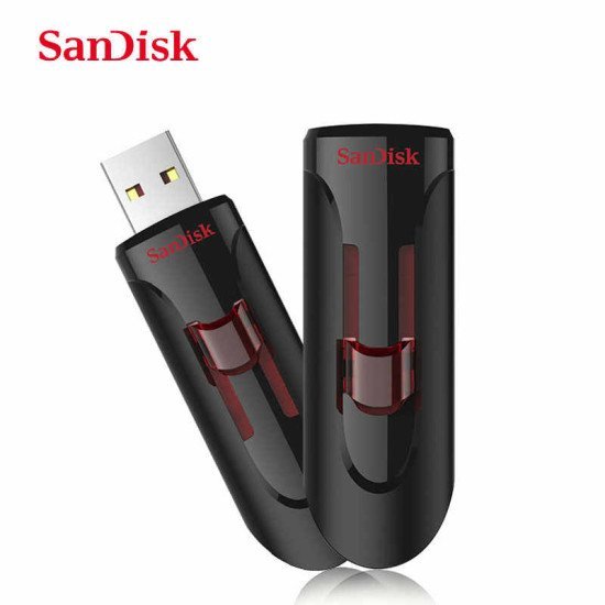 Sandisk Cruzer Glide CZ600 32GB USB 3.0 Black Pendrive