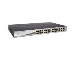 D-Link DES-1210-28P Web Smart 24-Port Fast PoE Ethernet Switch