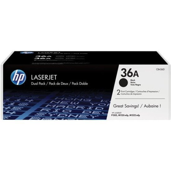 HP 36A Black LaserJet Toner Cartridge