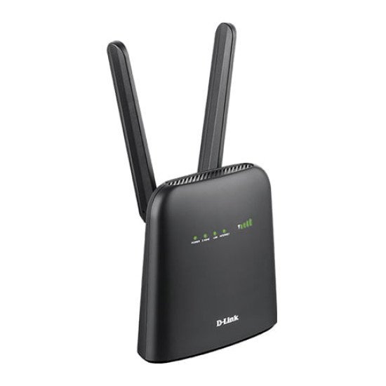 D-Link DWR-920V N300 4G LTE 2 Antenna WiFi Router (4G + Broadband Giga Lan Port)