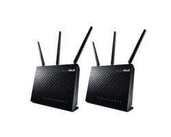 ASUS RT-AC68U AiMesh (2 pack)Dual Brand 3800MBPS Gigabit Wireless Router (8611 SQ FT Open Space)