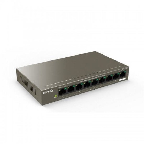 Tenda TEF1110P 8-Port 10/100 Mbps+2 Gigabit Desktop Switch