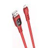Hoco S6 Data Cable Lightning Red