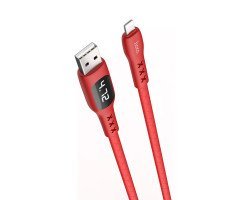 Hoco S6 Data Cable Lightning Red