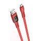 Hoco S6 Data Cable Micro Red