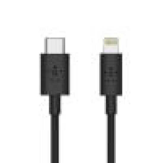 Belkin F8J239bt04-BLK LTG TO USB-C CHARGESYNC CBL,4′