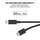Belkin F8J239bt04-BLK LTG TO USB-C CHARGESYNC CBL,4′