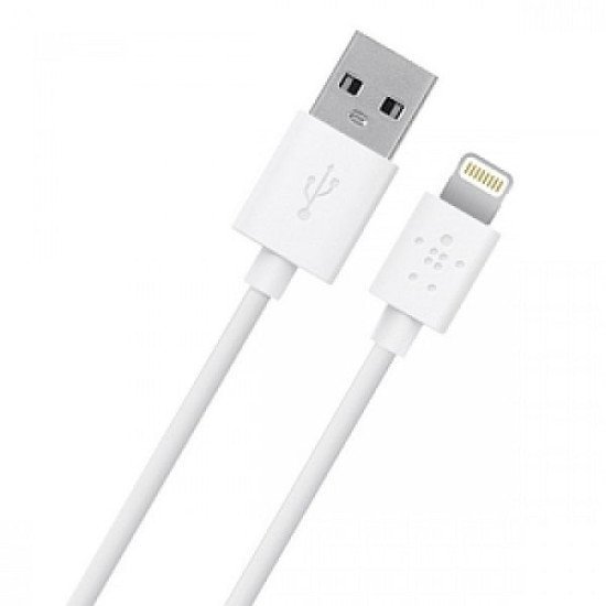 Belkin F8J023bt04-WHT MIXIT UP LTG TO USB CHARGESYNC CBL,2.4A,4′