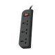 Belkin F9E300zb1.5MGRY,3-Socket Surge Protector