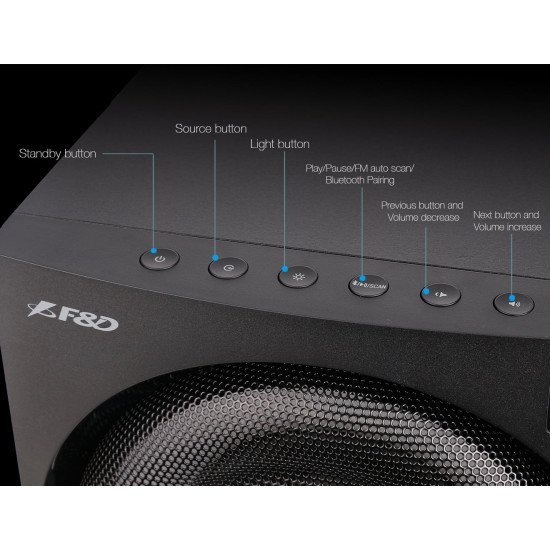 F&D F7700X 4:1 Bluetooth Speaker