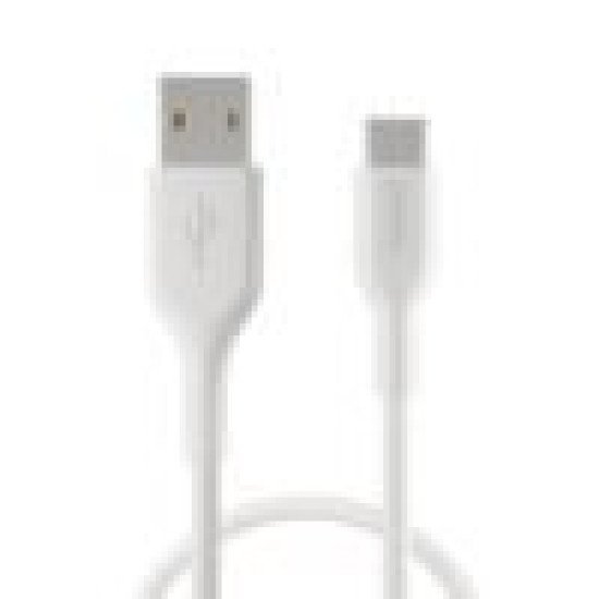 Belkin PMWH2001yz1M 745883791262 USB-C Cable for Note10 / S10 / Pixel 3 / iPad Pro Heavy Duty 1mWHT
