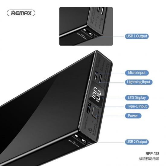 Remax RPP-128 20000Mah Power Bank