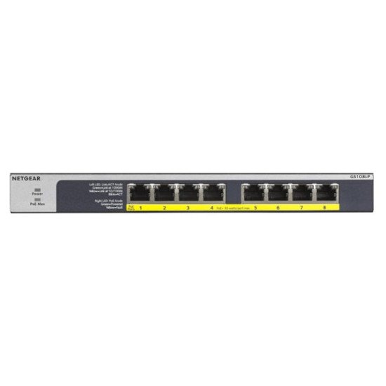Netgear GS108PP 8-Port Gigabit Switch