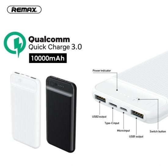 Remax RPP-159 Dual USB Port 10000mAh Power bank