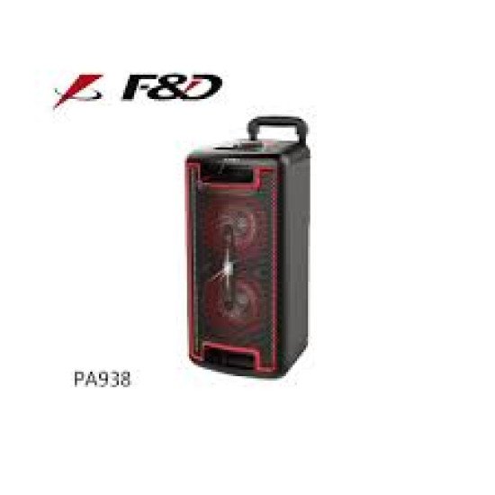 F&D PA938 Bluetooth Trolley Speaker+Microphone