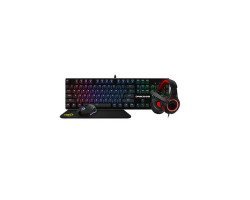 KWG Draco E1a Multi Color Keyboard, Mouse, Headphone & Mouse Mat Gaming Combo