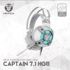 Fantech HG11 Captain 7.1 Surround Sound Space Edition RGB USB Gaming Headphone White
