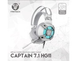 Fantech HG11 Captain 7.1 Surround Sound Space Edition RGB USB Gaming Headphone White