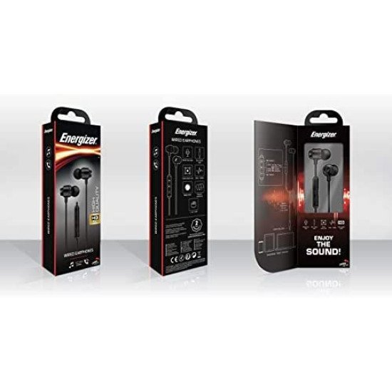 Energizer CIA10 Aux 3.5mm In-Ear Wired Earphone