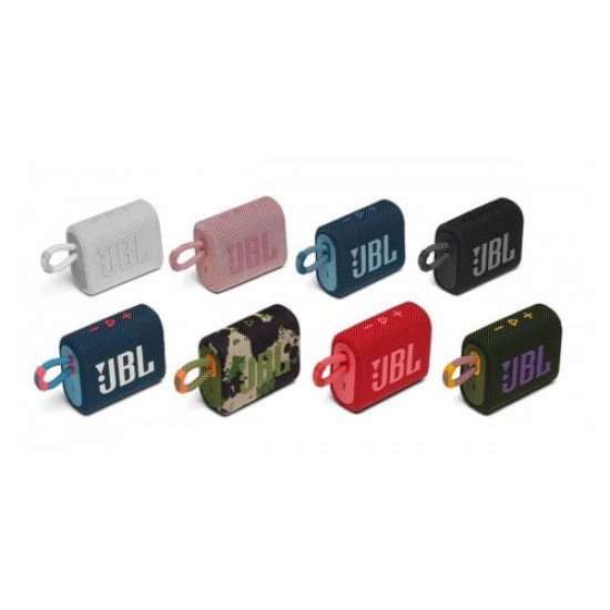 JBL Go 3 Portable Waterproof Bluetooth Speaker