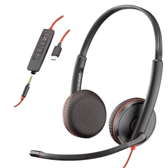 Poly Blackwire C3225 USB Type-A Headset