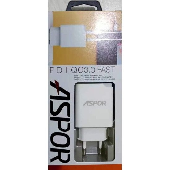 Aspor A826 PD Smart Home With Charger Fast Charging