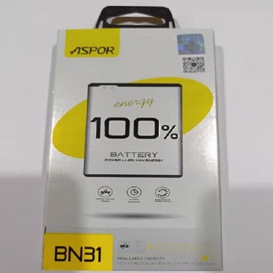 Aspor Battery For XM BN31 3000 mAh