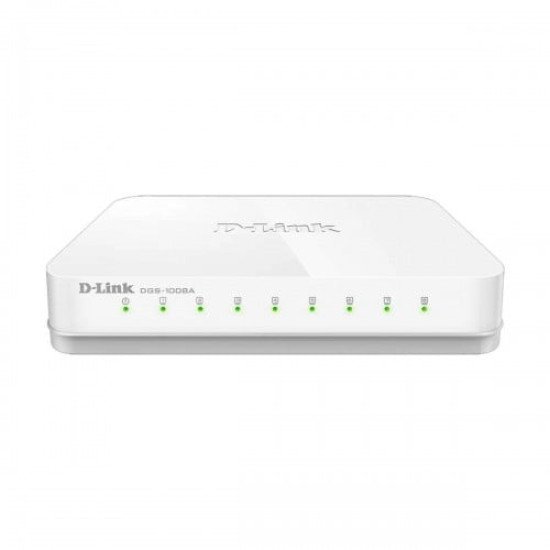 D Link DGS-1008A 8-Port Gigabit Easy Desktop Switch