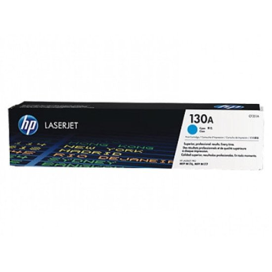 HP 130A Cyan Original LaserJet Toner Cartridge (For CLJ M177FW MFP)