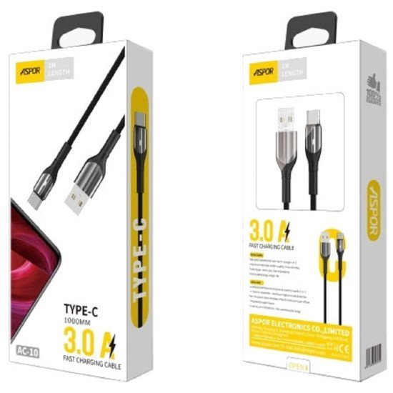 Aspor AC10 Type-C Fast Charging Data Cable
