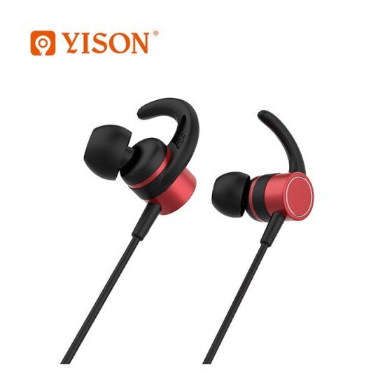 Yison E17 IPX5 Bluetooth v5.0 Neckband Earphone (Red)