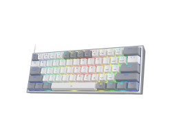 Redragon FIZZ K617 60 Grey & White Small Mechanical keyboard
