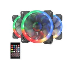 Redragon GC-F009 RGB Casing Cooler Fan Triple Pack with Remote