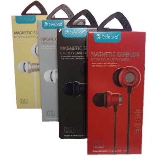 Yison Celebrat D5 In-Ear Wired Earphones (Silver)
