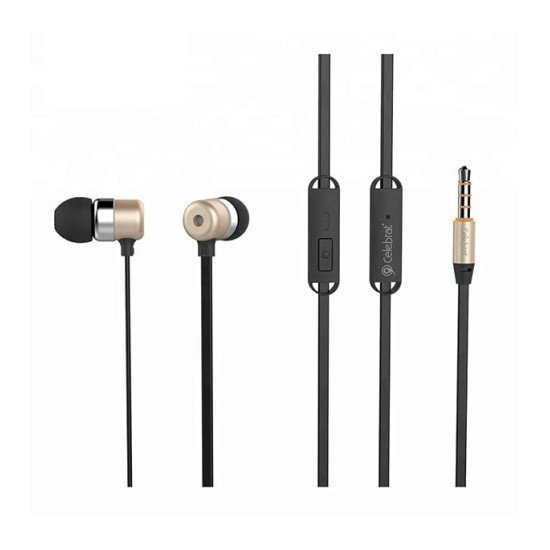 Yison G2 Wire Metal In-Ear Earphone Super Bass With Mic (Gold)