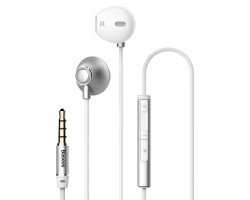 Baseus Encok H06 Lateral In-Ear Wired Earphone (Silver)