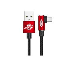 Baseus MVP Elbow Type Cable USB For Type-C 2A 1M Red (CATMVP-A09)