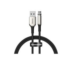 Baseus Zinc Magnetic Cable USB For Micro 2A 1m(Charging)Black (CAMXC-H01)