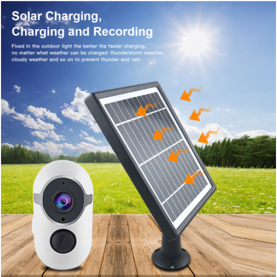 TIMMY TM-V2S Solar Power Low Power Battery Wifi Camera