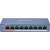 Hikvision DS-3E0109P-E/M(B) 8 Port Unmanaged PoE Switch