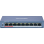 Hikvision DS-3E0109P-E/M(B) 8 Port Unmanaged PoE Switch