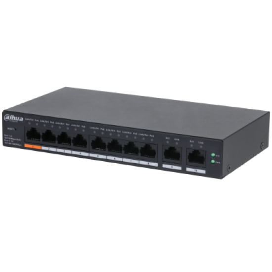 Dahua DH-CS4010-8ET-60 10-Port Cloud Managed Desktop Switch with 8-Port PoE