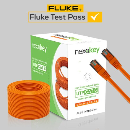 Nexakey Nx-gld56c6 305 Mtr Utp Network Cable Nexakey Nx-gld56c6 305 Mtr Utp Network Cable