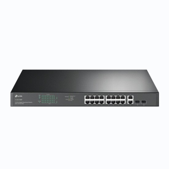 TP-Link TL-SG1218MP is an 18-port Gigabit rackmount switch